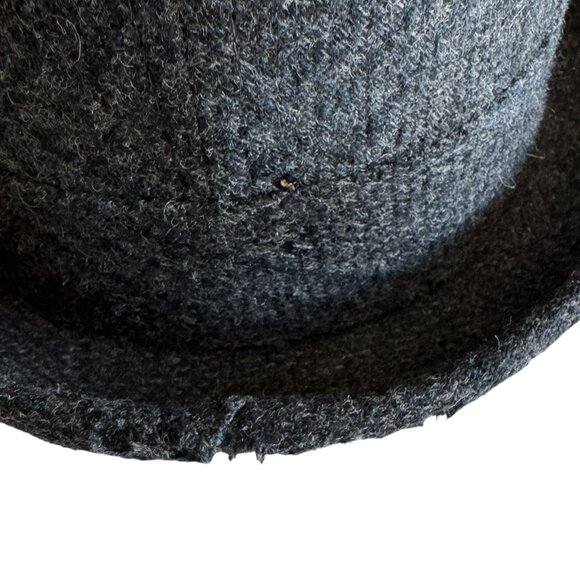 Vintage Van Cort Wool Trilby Cap Fedora Hat Subtle Plaid Streetwear Classic - Picture 8 of 13